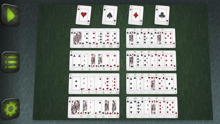 Castelo sitiado (Beleaguered Castle solitaire)