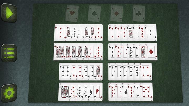 অবরোধ কাসল প্লাস (Beleaguered Castle Plus solitaire)