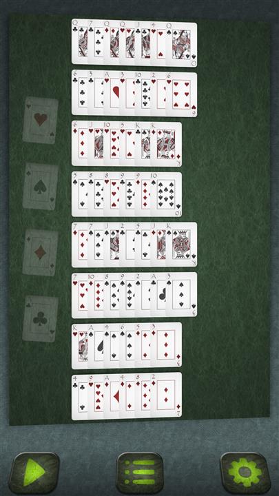 Nękany kłopotami zamku plus (Beleaguered Castle Plus solitaire)