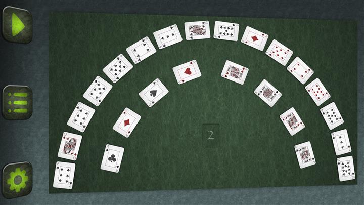 เสี้ยว (Crescent solitaire)