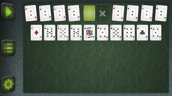 ไพ่รูปสอง (Deuces solitaire)