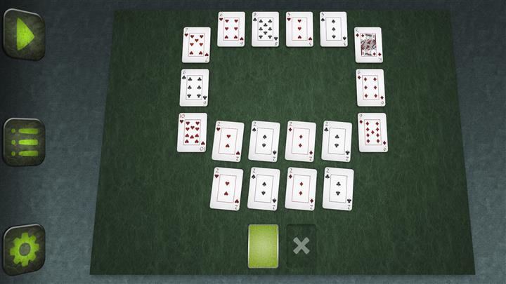 ไพ่รูปสอง (Deuces solitaire)