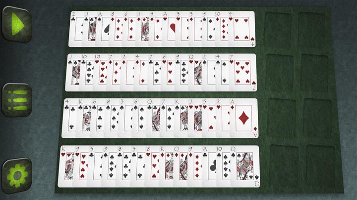 Eliminator (8 Stapel) (Eliminator (8 Piles) solitaire)