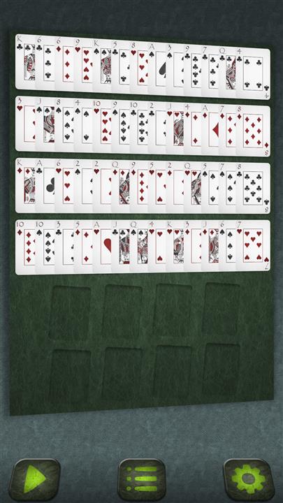 エリミネーター（8杭） (Eliminator (8 Piles) solitaire)