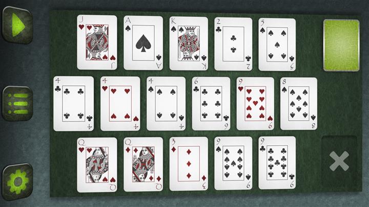 পনের (Fifteens solitaire)