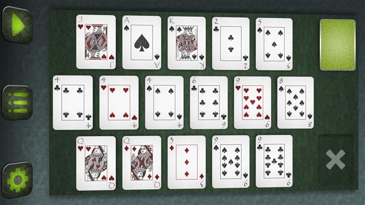 Piętnaście (Fifteens solitaire)