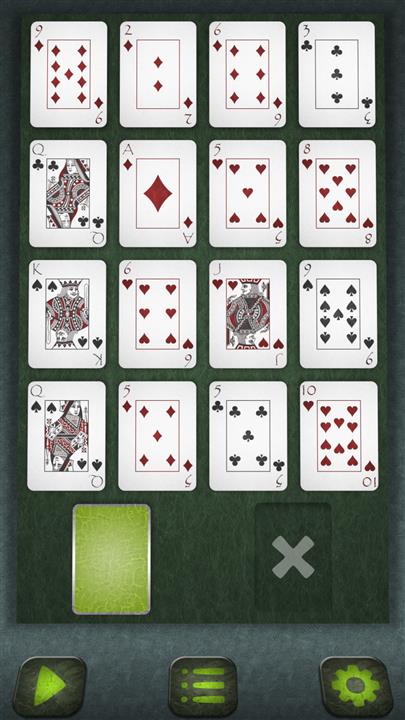 Quinze (Fifteens solitaire)