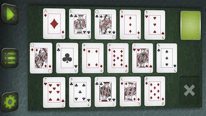 สิบห้า v2 (Fifteens V2 solitaire)