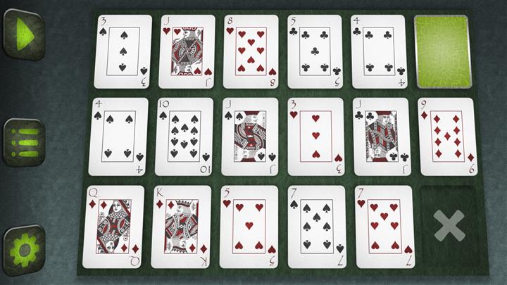 สิบห้า v2 (Fifteens V2 solitaire)