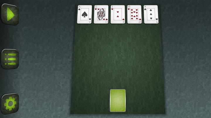 Cinco pilhas (Five Piles solitaire)