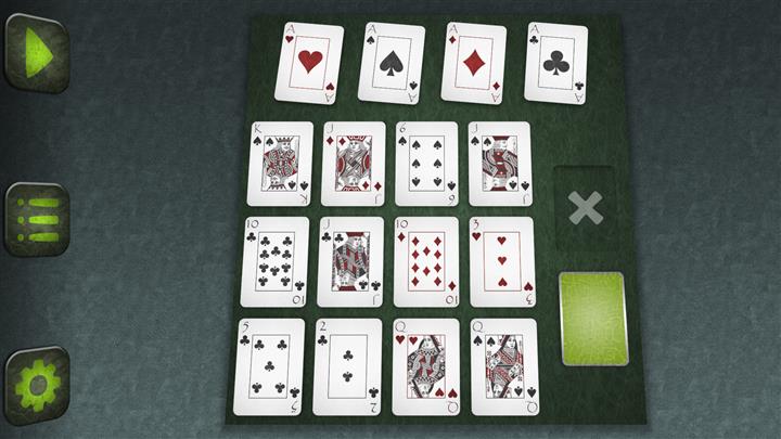 Glückes Gunst (Fortune's Favor solitaire)