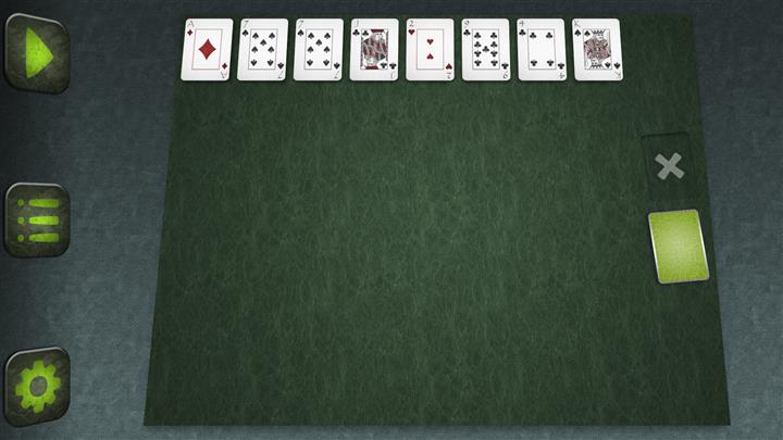 เล่นไพ่คนเดียวเยอรมัน (ง่าย) (German Patience (Easy) solitaire)