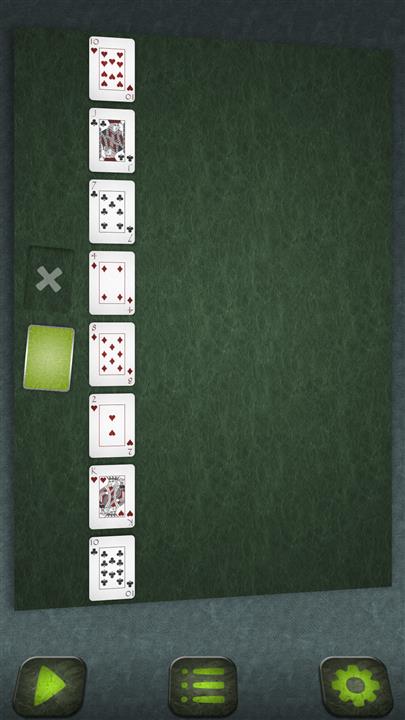 เล่นไพ่คนเดียวเยอรมัน (German Patience solitaire)