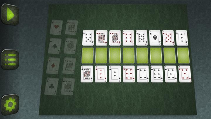หัวและหาง (Heads and Tails solitaire)