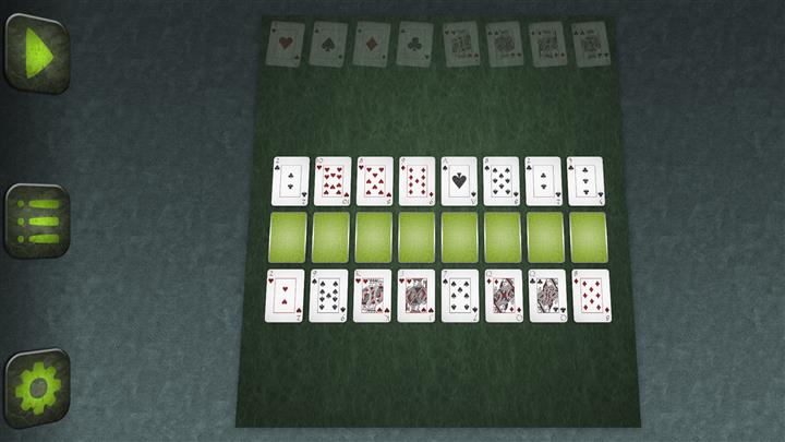 หัวและหาง (Heads and Tails solitaire)