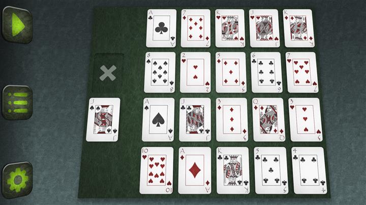 লাফান (Leapfrog solitaire)