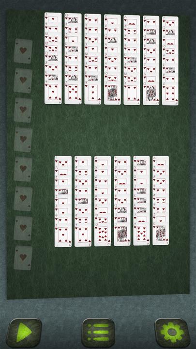 부인이 끝맺음 (1 기호) (Mrs Mop (1 Suit) solitaire)