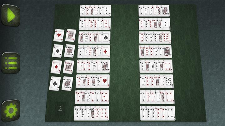 เปิดเสี้ยว (Open Crescent solitaire)