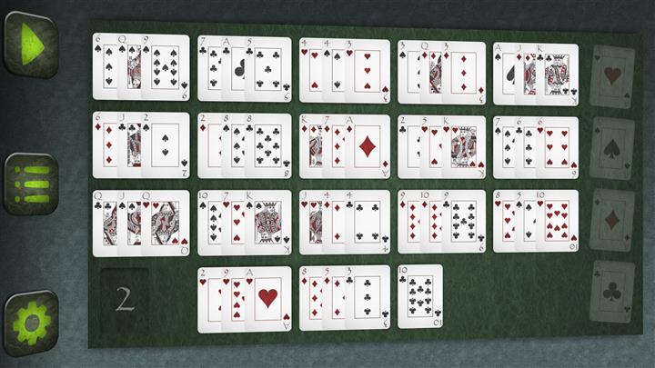 Trevos (Shamrocks solitaire)