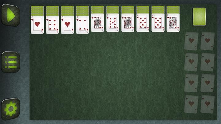 แมงมุม (1 สัญลักษณ์) (Spider (1 Suit) solitaire)