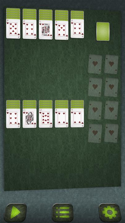 แมงมุม (1 สัญลักษณ์) (Spider (1 Suit) solitaire)
