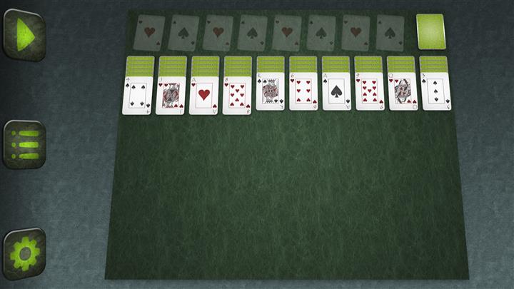 แมงมุม (2 สัญลักษณ์) (Spider (2 Suits) solitaire)