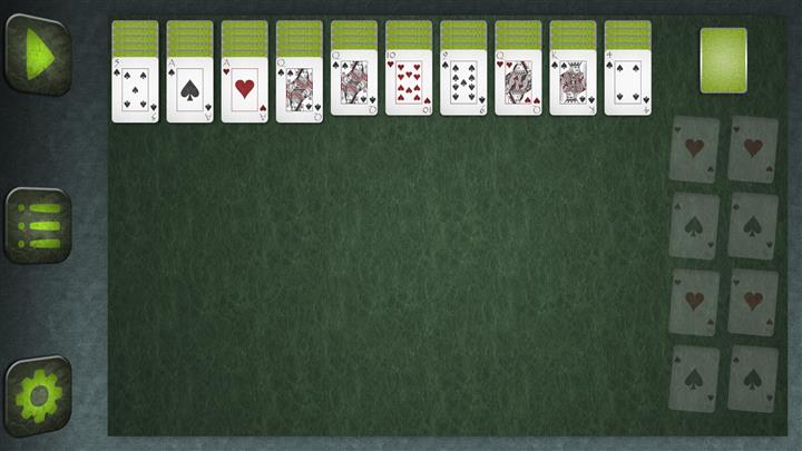 แมงมุม (2 สัญลักษณ์) (Spider (2 Suits) solitaire)