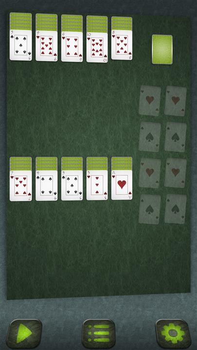 แมงมุม (2 สัญลักษณ์) (Spider (2 Suits) solitaire)