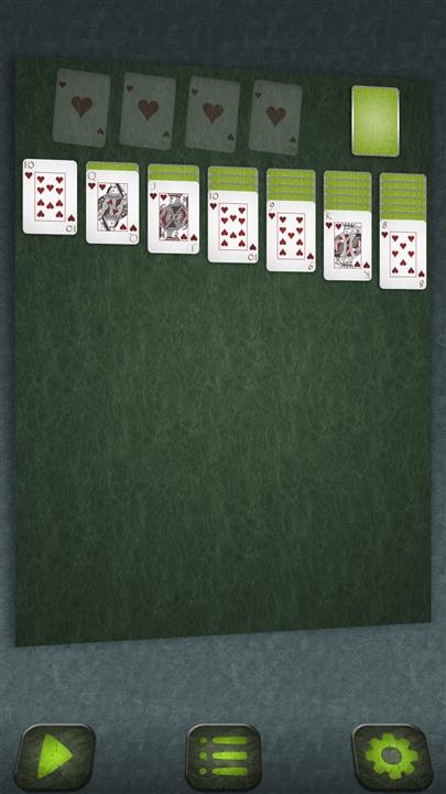 แมงมุมเด็ก (1 สัญลักษณ์) (Spiderette (1 Suit) solitaire)