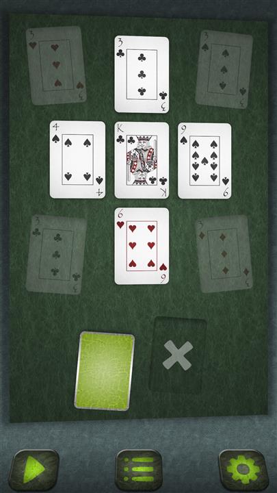 Três no canto (Threes in the Corner solitaire)